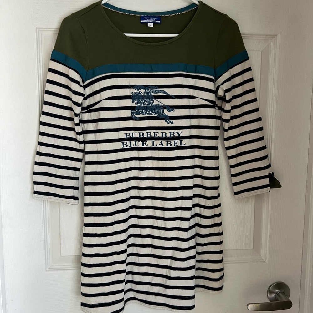 Burberry 3/4 length sleeve dress